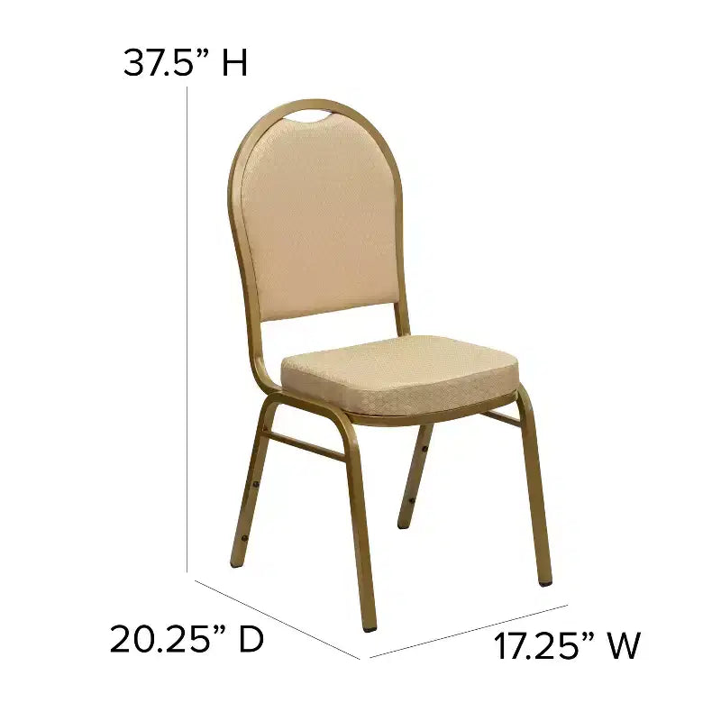 Flash Furniture HERCULES Series Dome Back Stacking Banquet Chair