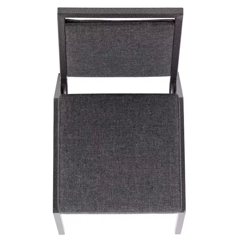 Flash Furniture HERCULES Series Square Back Stacking Banquet Chair with Silvervein Frame