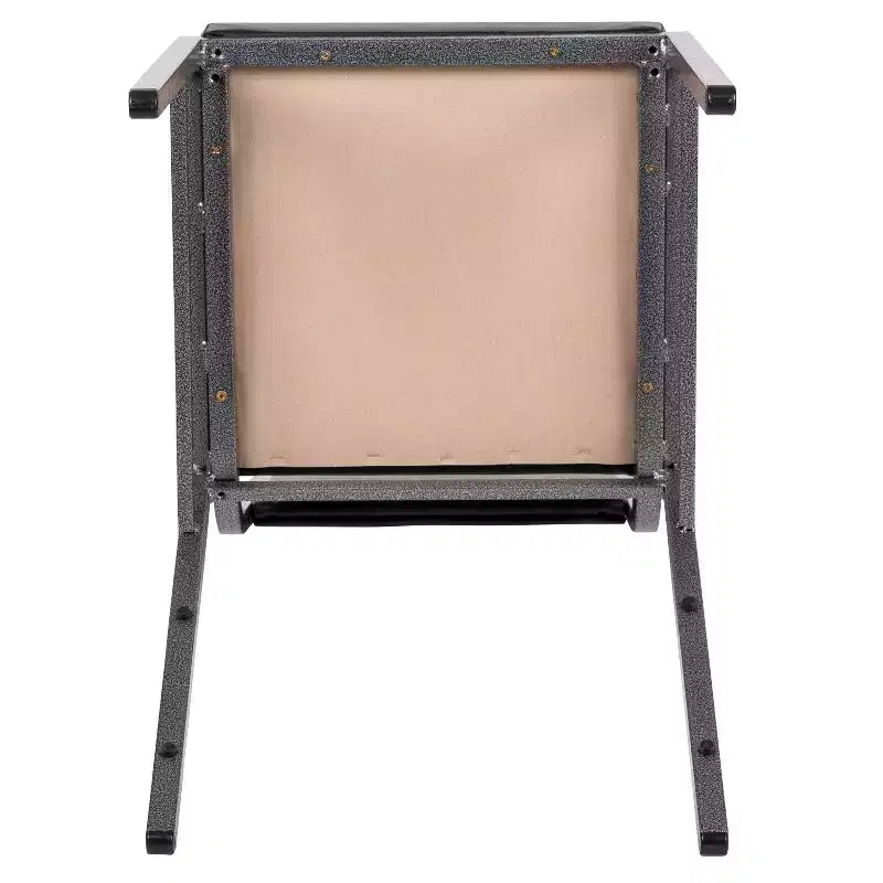 Flash Furniture HERCULES Series Square Back Stacking Banquet Chair with Silvervein Frame