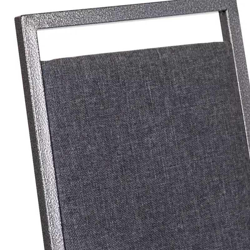 Flash Furniture HERCULES Series Square Back Stacking Banquet Chair with Silvervein Frame