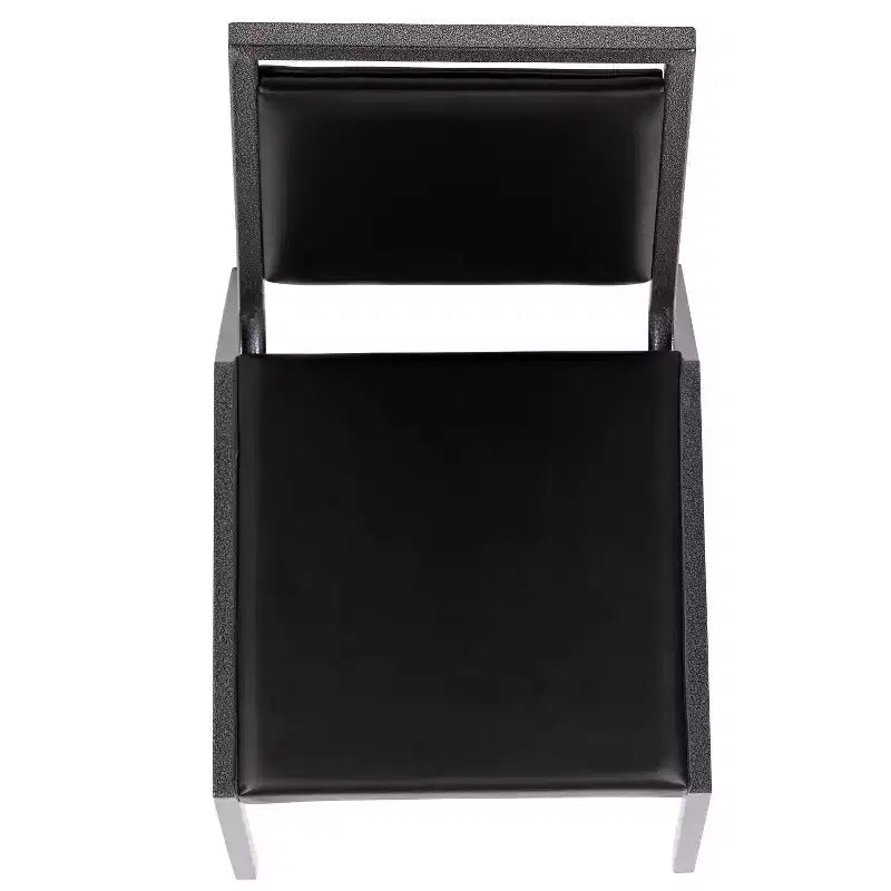Flash Furniture HERCULES Series Square Back Stacking Banquet Chair with Silvervein Frame