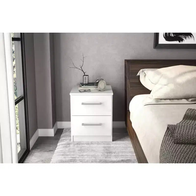 Juliette 2 Drawer Nightstand - Polifurniture