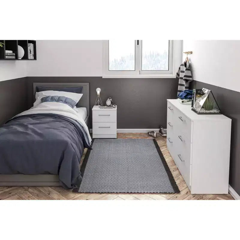 Juliette 2 Drawer Nightstand - Polifurniture