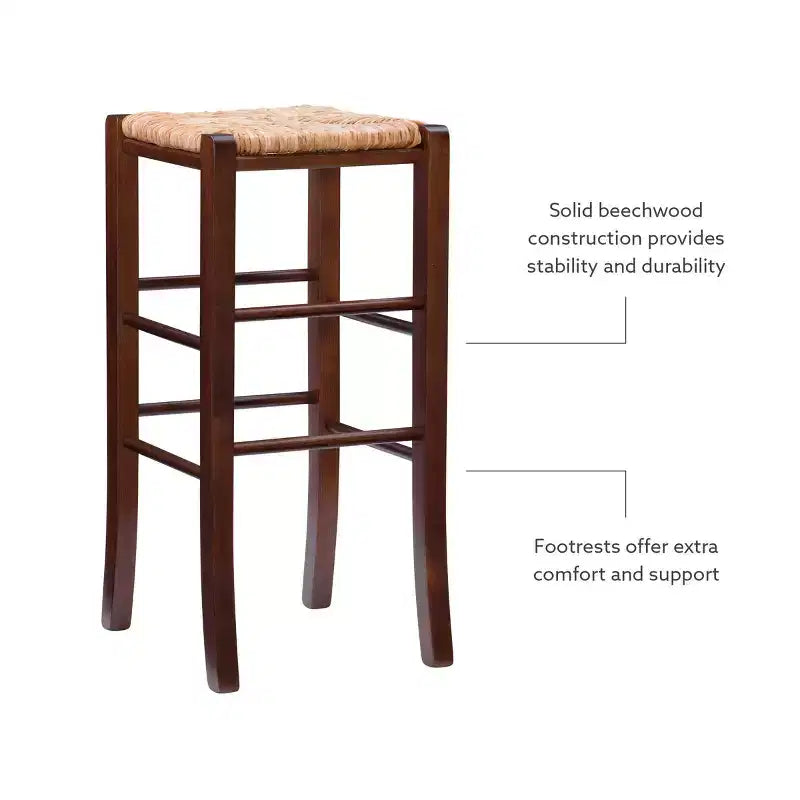 Set of 2 Gianna Backless Barstools - Linon
