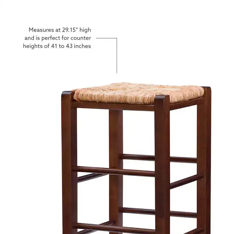 Set of 2 Gianna Backless Barstools - Linon