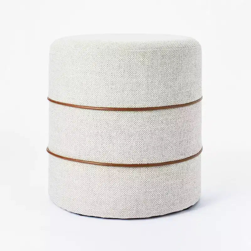 Catalina Round Ottoman - Threshold designed with Studio McGee