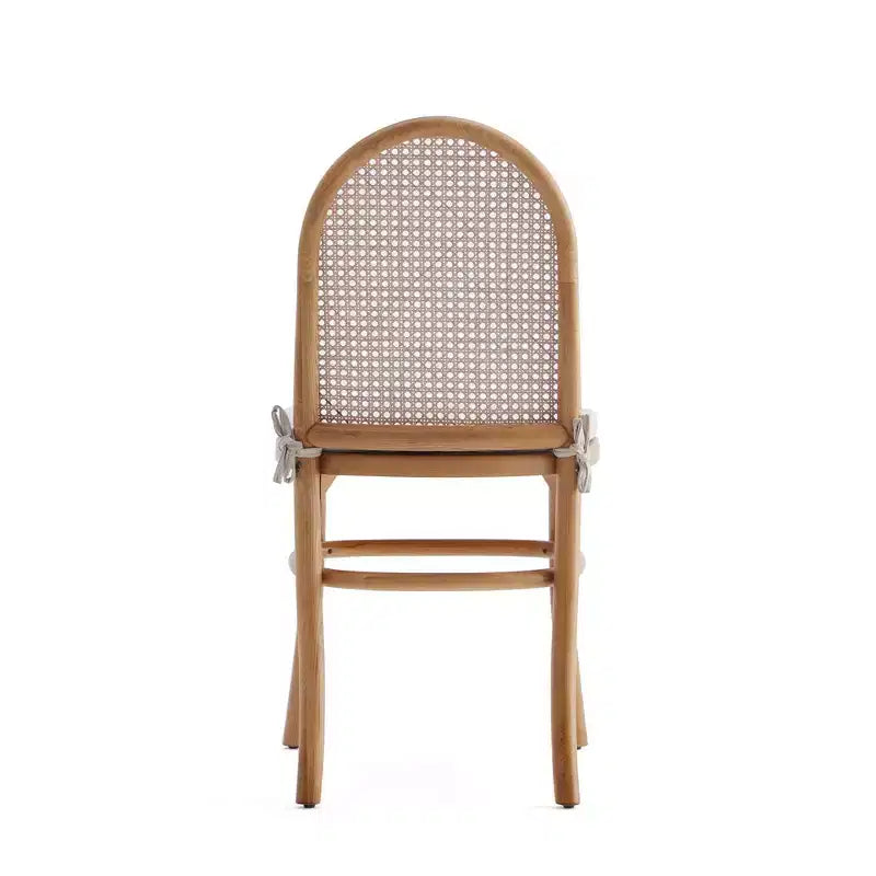 Set of 2 Paragon Dining Chairs with Gray Cushions - Manhattan Comfort
