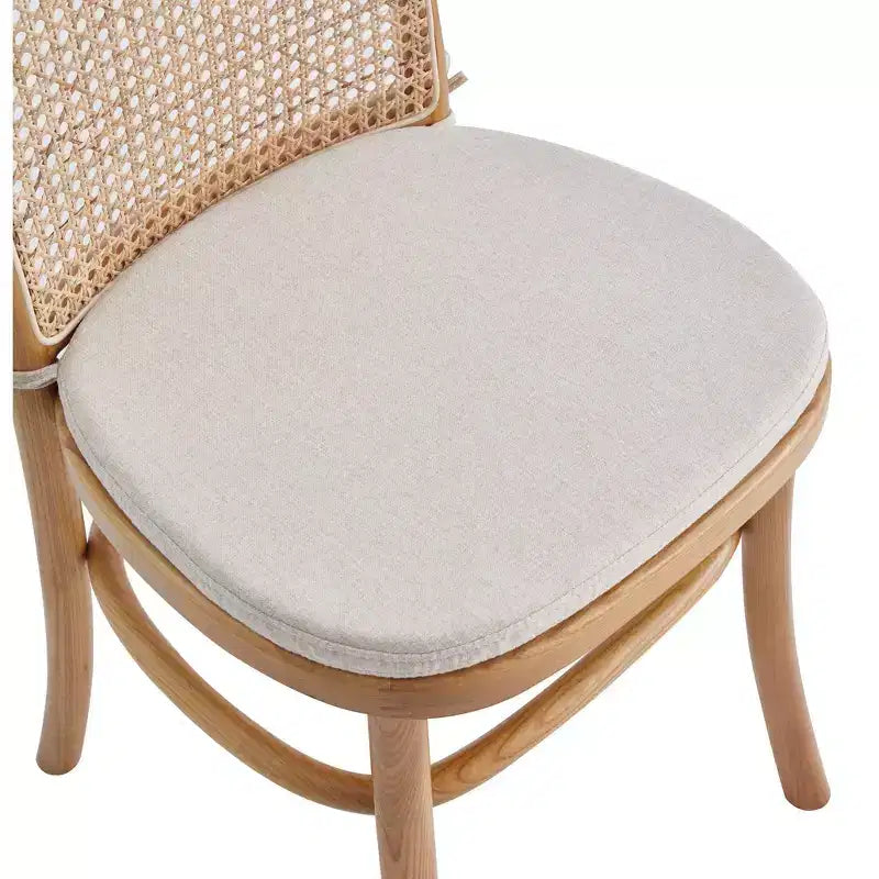 Set of 2 Paragon Dining Chairs with Gray Cushions - Manhattan Comfort