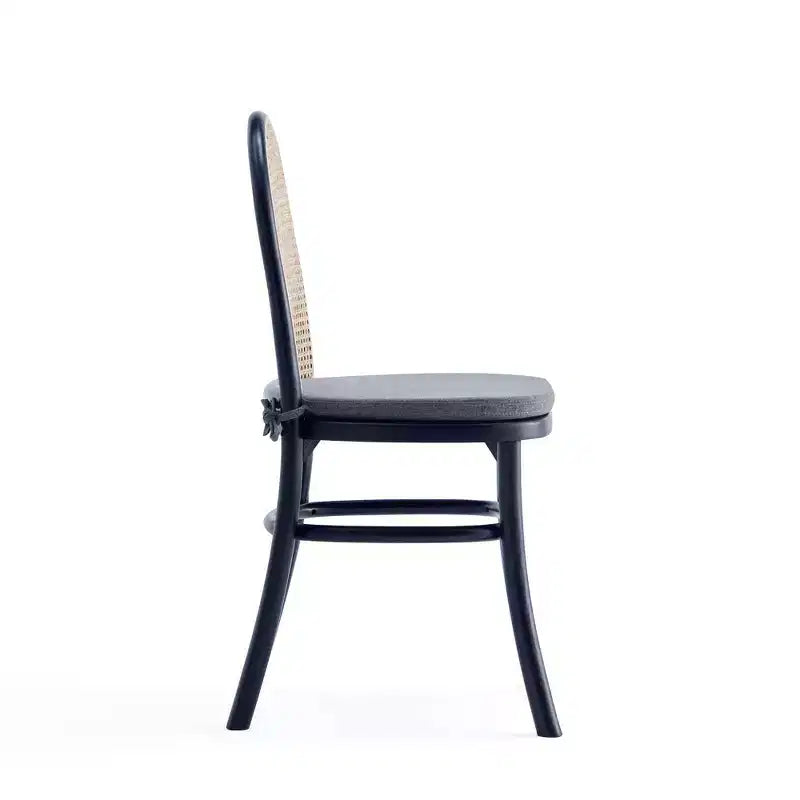 Set of 2 Paragon Dining Chairs with Gray Cushions - Manhattan Comfort