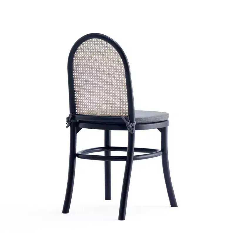 Set of 2 Paragon Dining Chairs with Gray Cushions - Manhattan Comfort