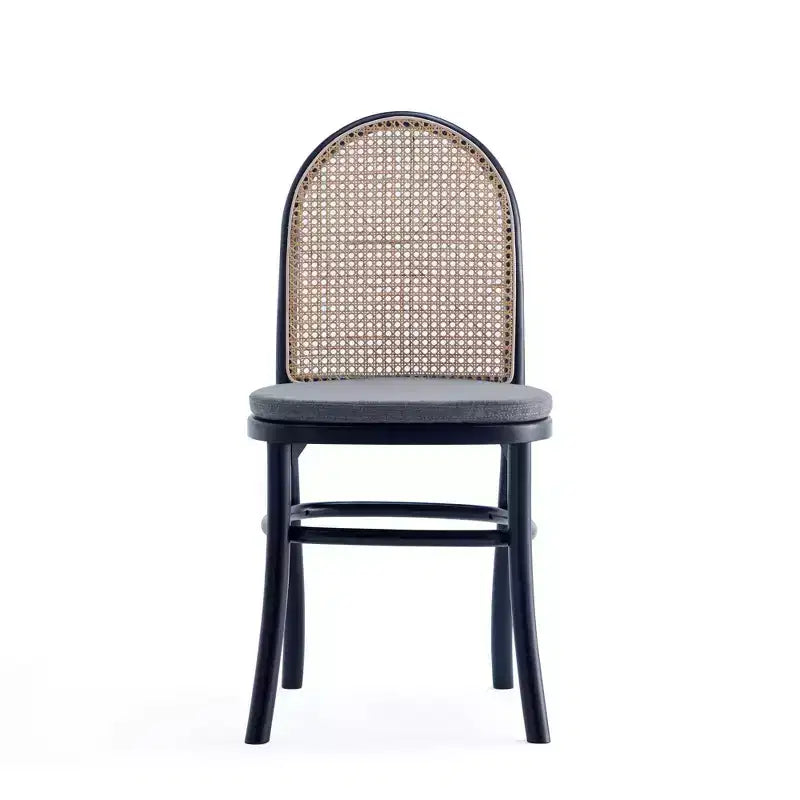Set of 2 Paragon Dining Chairs with Gray Cushions - Manhattan Comfort