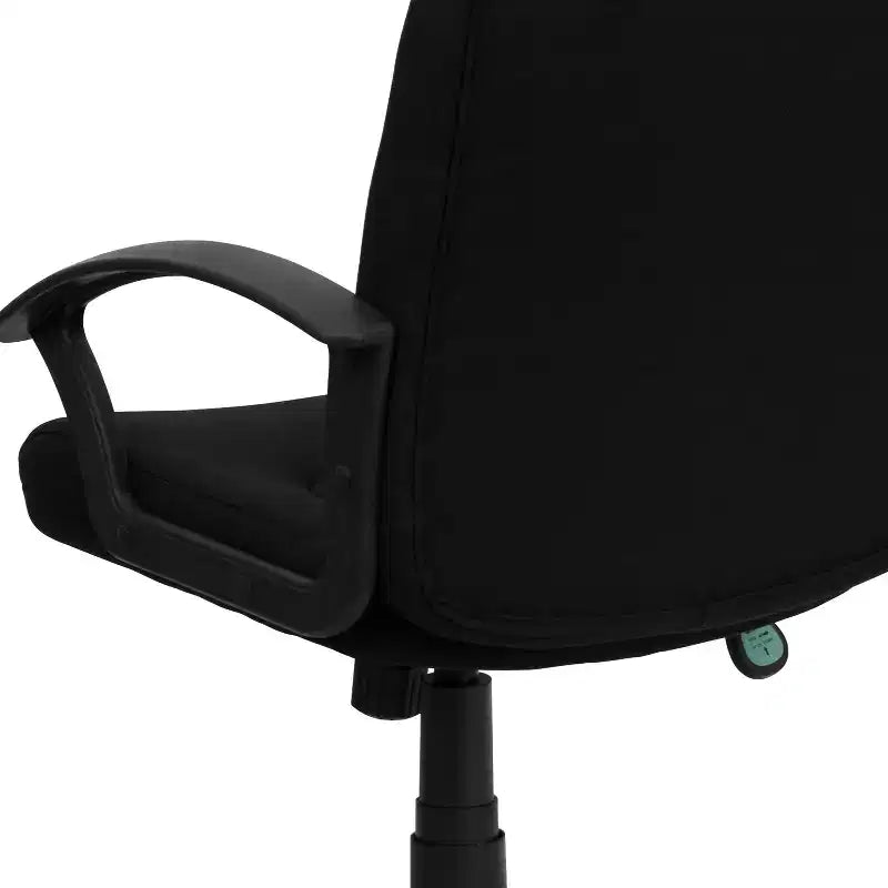 Emma and Oliver Mid-Back Fabric Executive Swivel Office Chair with Nylon Arms