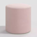 Skyline Furniture Round Thalia Ottoman in Velvet