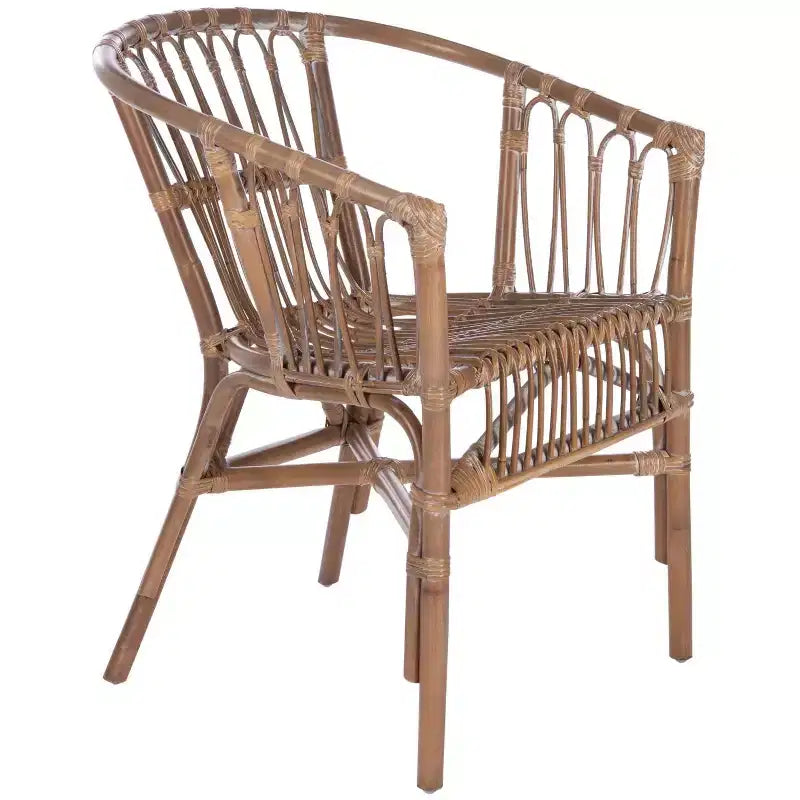 Adriana Rattan Accent Chair - ACH6505 - Set of 2 - Safavieh