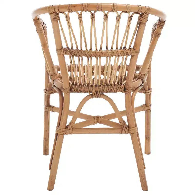 Adriana Rattan Accent Chair - ACH6505 - Set of 2 - Safavieh