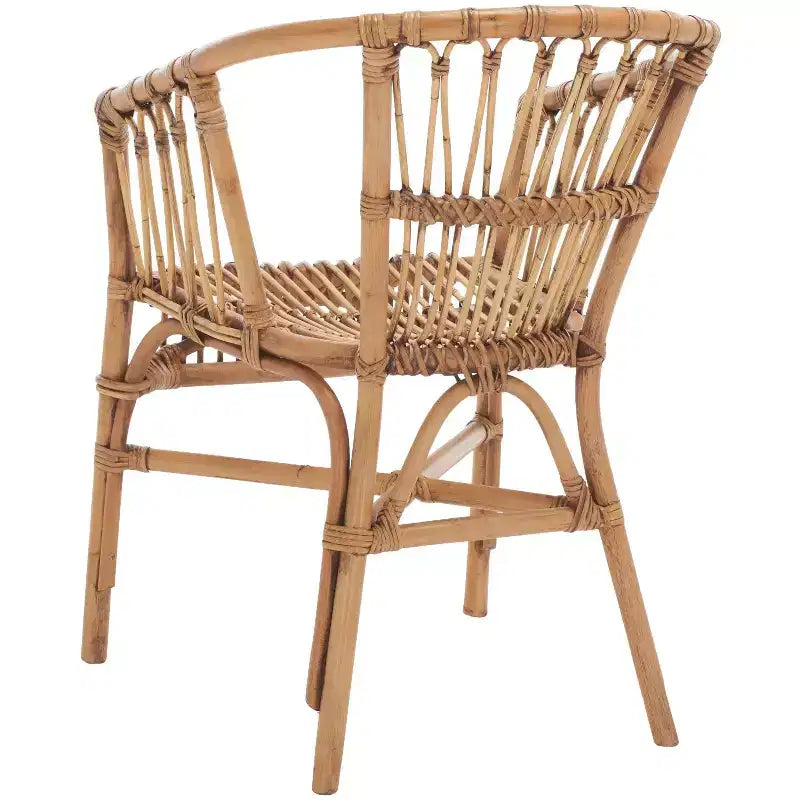 Adriana Rattan Accent Chair - ACH6505 - Set of 2 - Safavieh