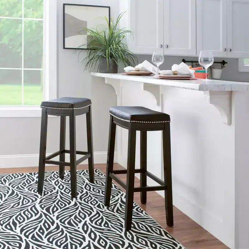 Set of 2 Claridge Barstools - Linon