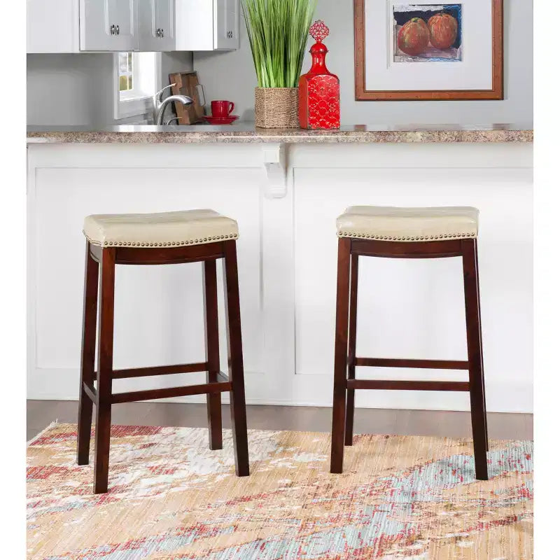 Set of 2 Claridge Barstools - Linon