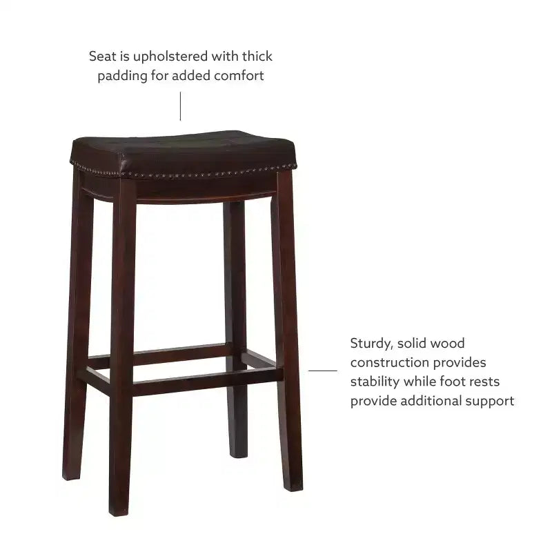 Set of 2 Claridge Barstools - Linon