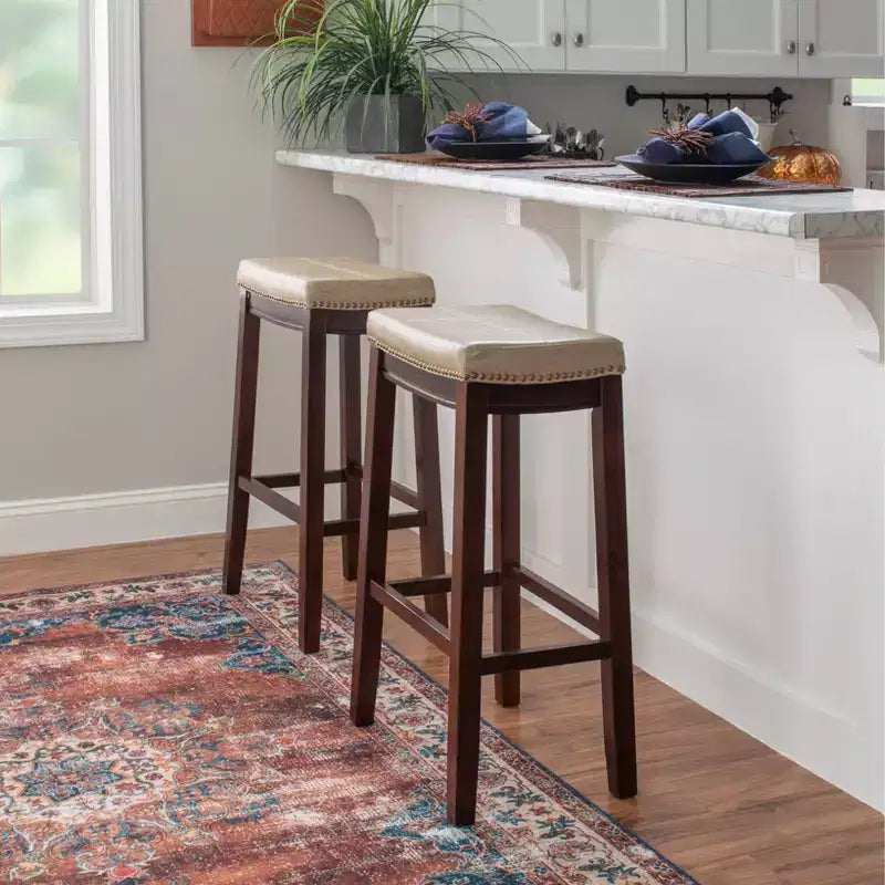 Set of 2 Claridge Barstools - Linon
