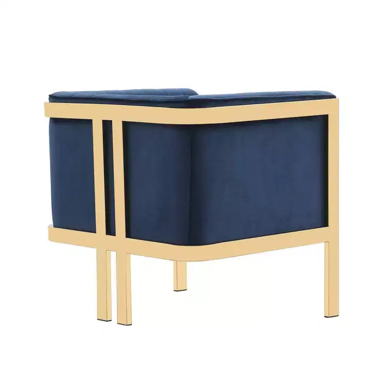 Set of 2 Paramount Velvet Accent Armchairs - Manhattan Comfort