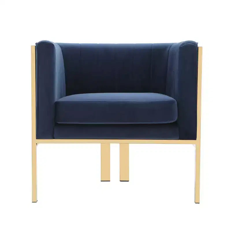Set of 2 Paramount Velvet Accent Armchairs - Manhattan Comfort