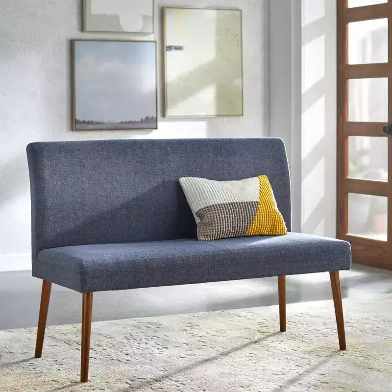 Buylateral Ripton Mid Century Modern Upholstered Dining Bench