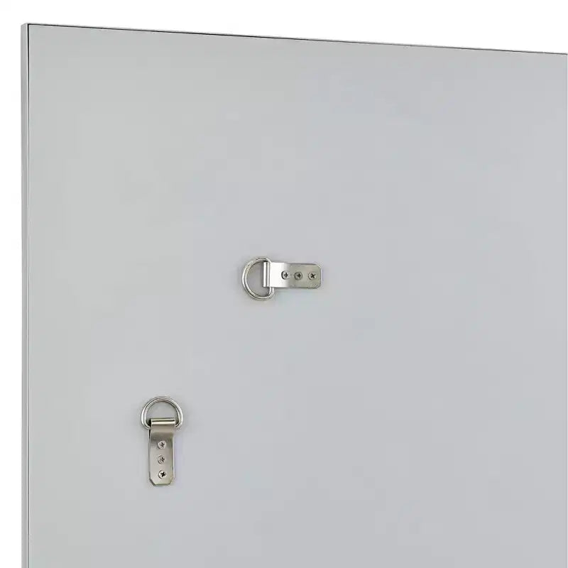 Possini Euro Design Relevei Rectangular Vanity Decorative Wall Mirror Modern Silver Wood Metal Frame 26 Wide Bathroom Bedroom Home