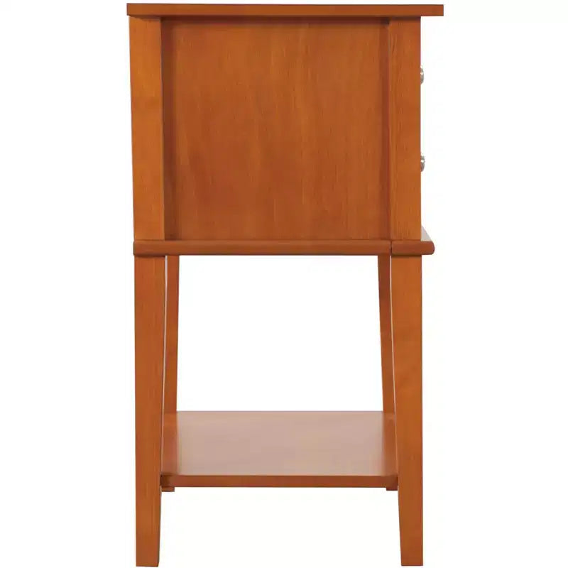 Passion Furniture Newton 2-Drawer Nightstand (28 in. H x 22 in. W x 16 in. D)