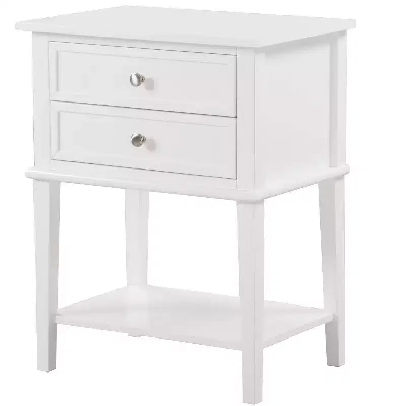 Passion Furniture Newton 2-Drawer Nightstand (28 in. H x 22 in. W x 16 in. D)