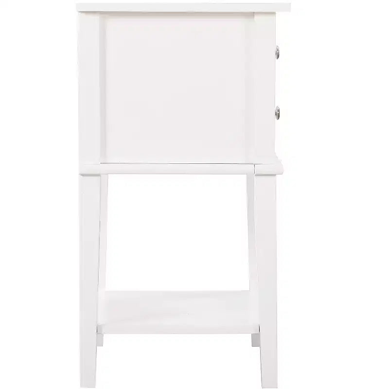 Passion Furniture Newton 2-Drawer Nightstand (28 in. H x 22 in. W x 16 in. D)