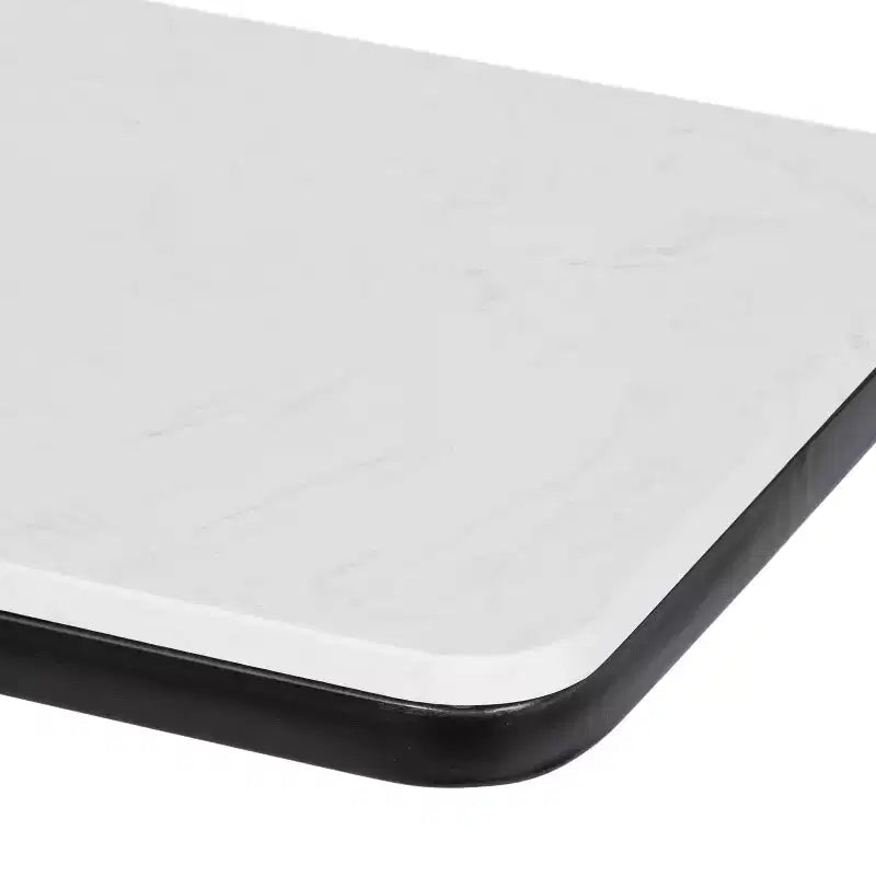 Kate and Laurel Credele Cultured Marble and Metal Accent C-Table