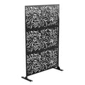 Dovelina Metal Outdoor Privacy Screen Freestanding Patio Decorative Screens