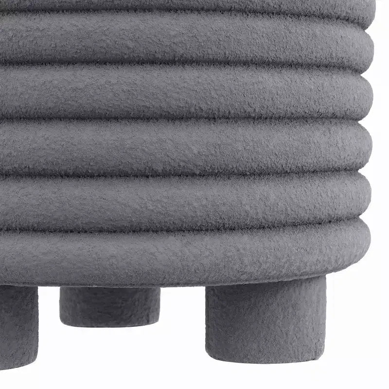 JONATHAN Y Evans 18 Minimalist Modern 3-Legged Drum Indoor/Outdoor Accent Table