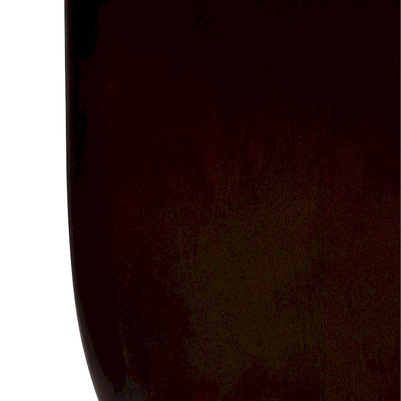 Modern Marble and Wood 16H Abstract Oval Coffee Table - 48 x 24 x 16