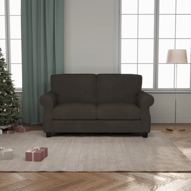 Gepolstertes Sofa mit Massivholzgestell – 30,30 x 56,30 x 33,10