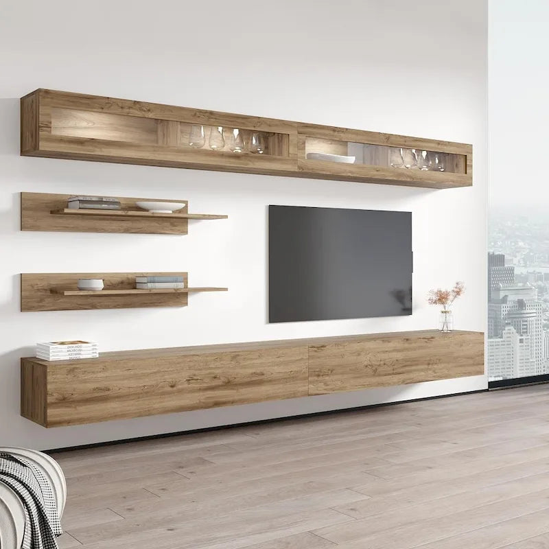 Fly I2 30TV Wall-mounted Floating Modern Entertainment Center