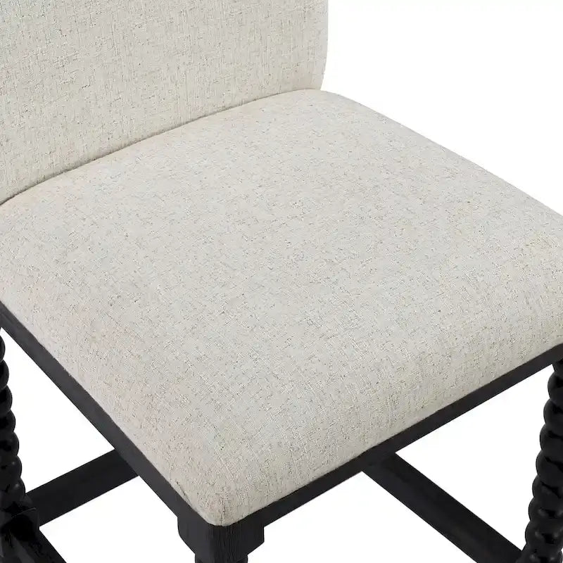 Chenille 26H Spindle Legs Counter Stool