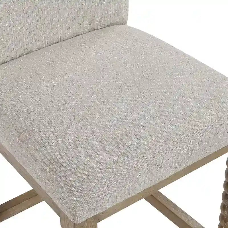 Chenille 26H Spindle Legs Counter Stool