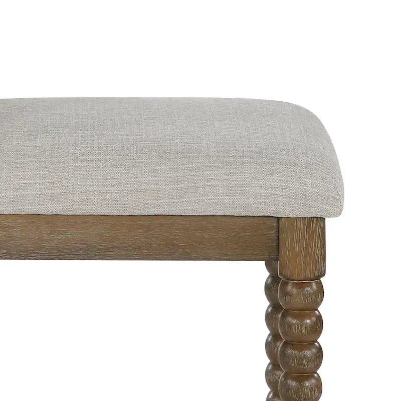 Chenille 26H Spindle Legs Counter Stool