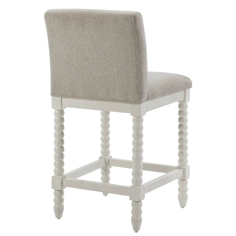 Chenille 26H Spindle Legs Counter Stool
