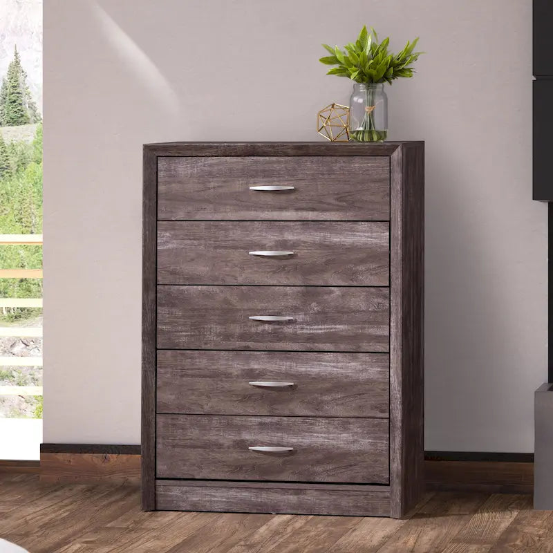 Newport 5 Drawer Tall Dresser