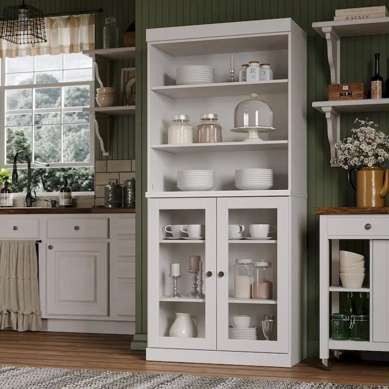 100 % Massivholz Küchenschrank 32 mit 2 Türen von Palace Imports