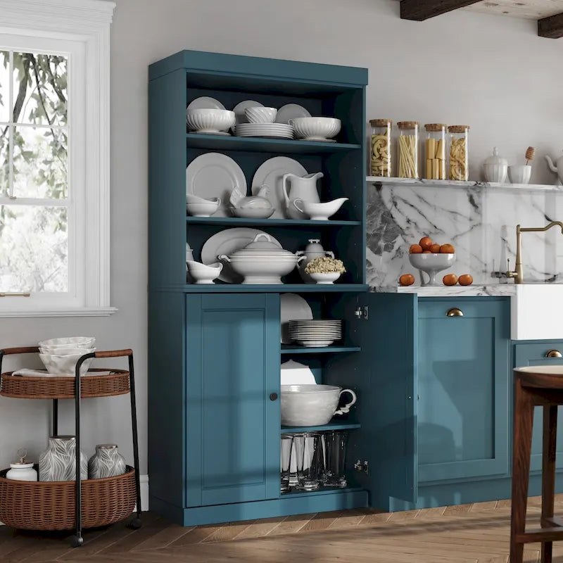 100 % Massivholz Küchenschrank 32 mit 2 Türen von Palace Imports