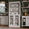 100% Solid Wood 32" Kitchen Pantry Cabinet with 2 Doors by Palace Imports