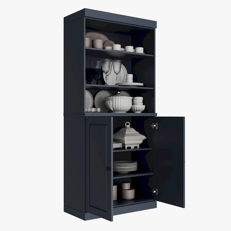 100 % Massivholz Küchenschrank 32 mit 2 Türen von Palace Imports
