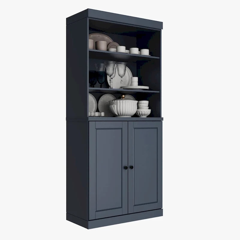 100 % Massivholz Küchenschrank 32 mit 2 Türen von Palace Imports