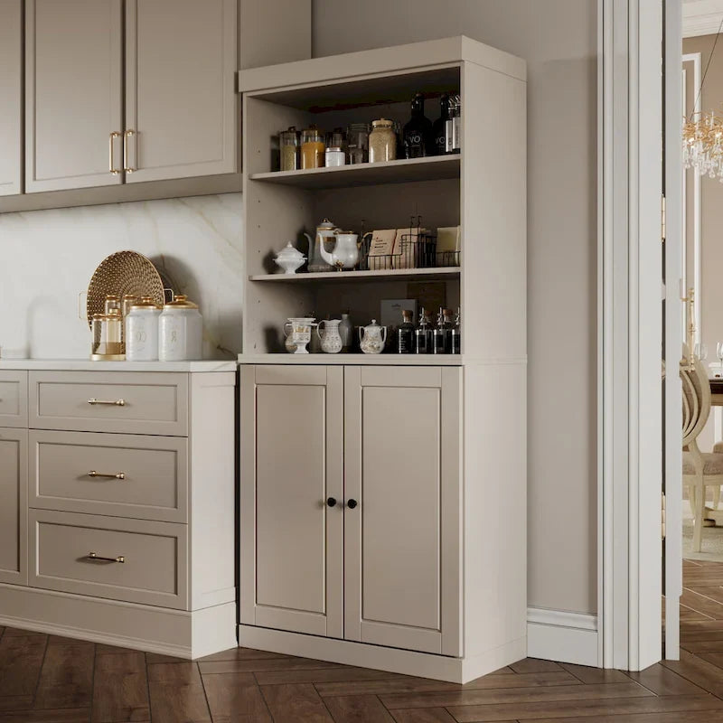 100 % Massivholz Küchenschrank 32 mit 2 Türen von Palace Imports