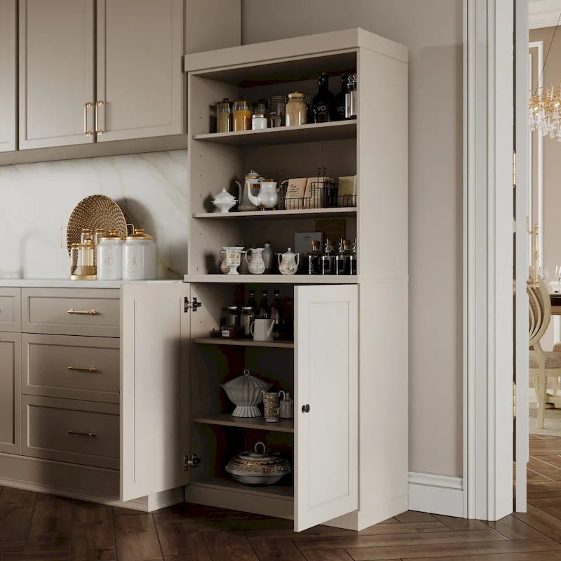 100 % Massivholz Küchenschrank 32 mit 2 Türen von Palace Imports