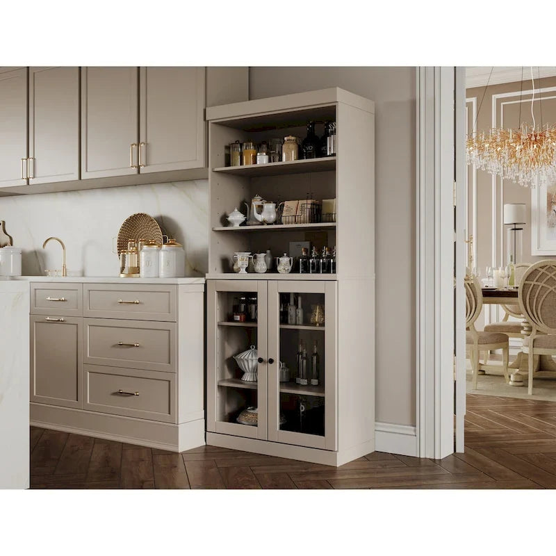 100 % Massivholz Küchenschrank 32 mit 2 Türen von Palace Imports